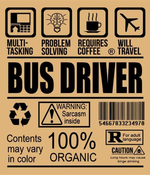 Bus Driver Facts Póló - Ha Bus Driver rajongó ezeket a pólókat tuti imádni fogod!