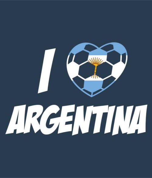Football Love Argentina Póló - Ha Football rajongó ezeket a pólókat tuti imádni fogod!