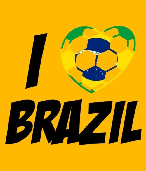 Football Love Brazil Póló - Ha Football rajongó ezeket a pólókat tuti imádni fogod!