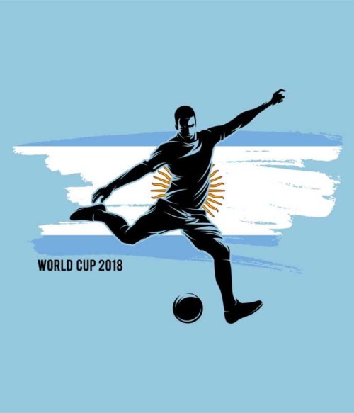 World Cup Flag Player Argentina Póló - Ha Football rajongó ezeket a pólókat tuti imádni fogod!
