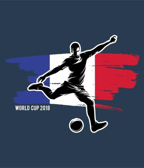 World Cup Flag Player France Póló - Ha Football rajongó ezeket a pólókat tuti imádni fogod!