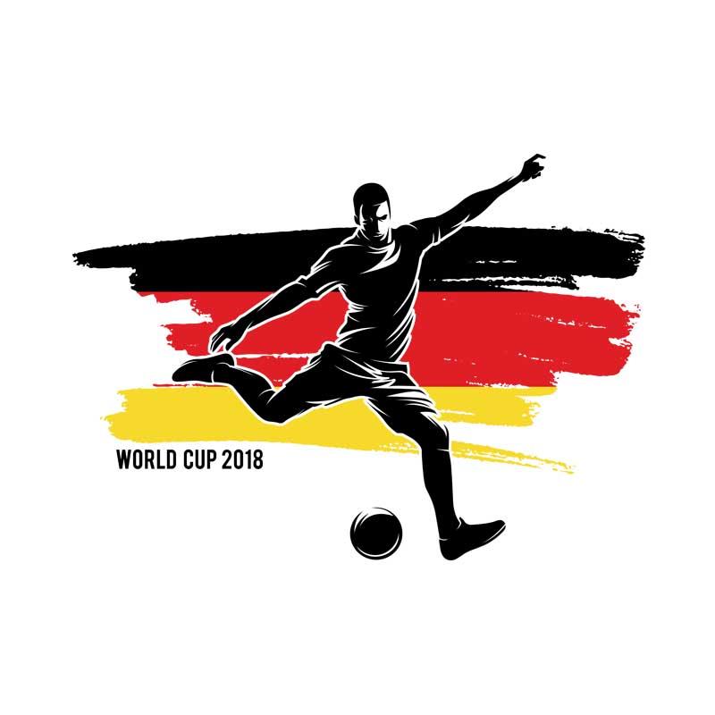 World Cup Flag Player Germany