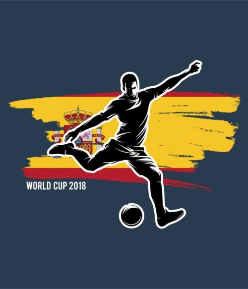 World Cup Flag Player Spain Póló - Ha Football rajongó ezeket a pólókat tuti imádni fogod!