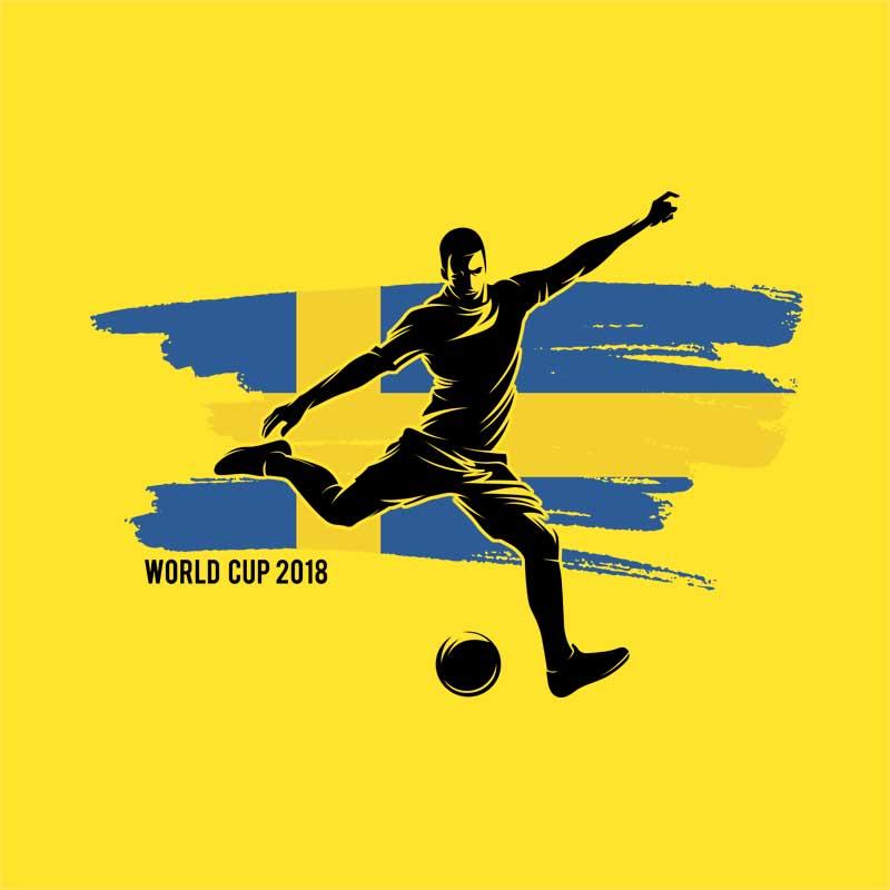 World Cup Flag Player Sweden