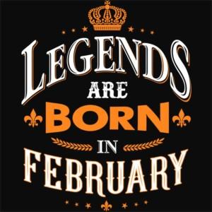 Legends are Born in February - Unisex Farmerkabát