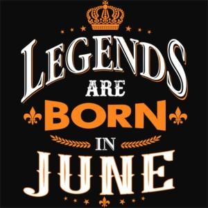 Legends are Born in June - Unisex Farmerkabát