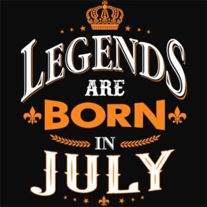 Legends are Born in July - Unisex Farmerkabát