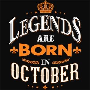 Legends are Born in October - Unisex Farmerkabát