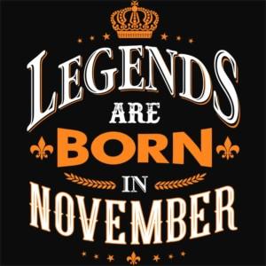 Legends are Born in November - Unisex Farmerkabát