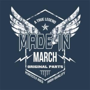 A True Legend Made In March - Unisex Farmerkabát
