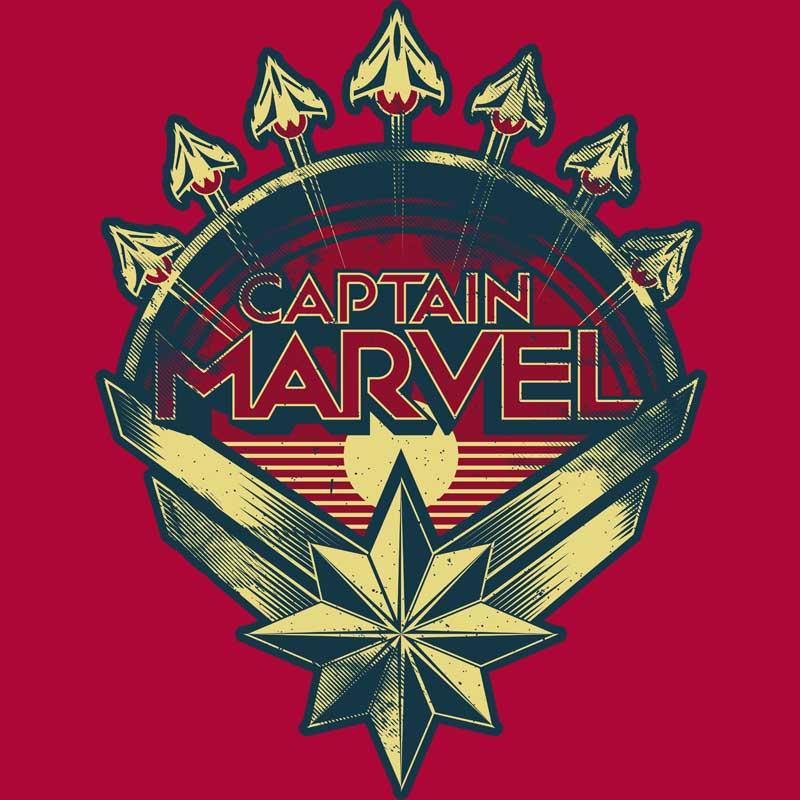 Captain Marvel text logo