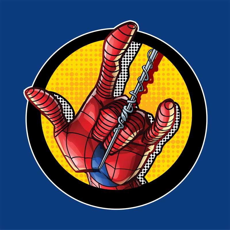 Spider-Man hand