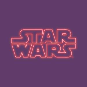 Star Wars neon logo - Design preview