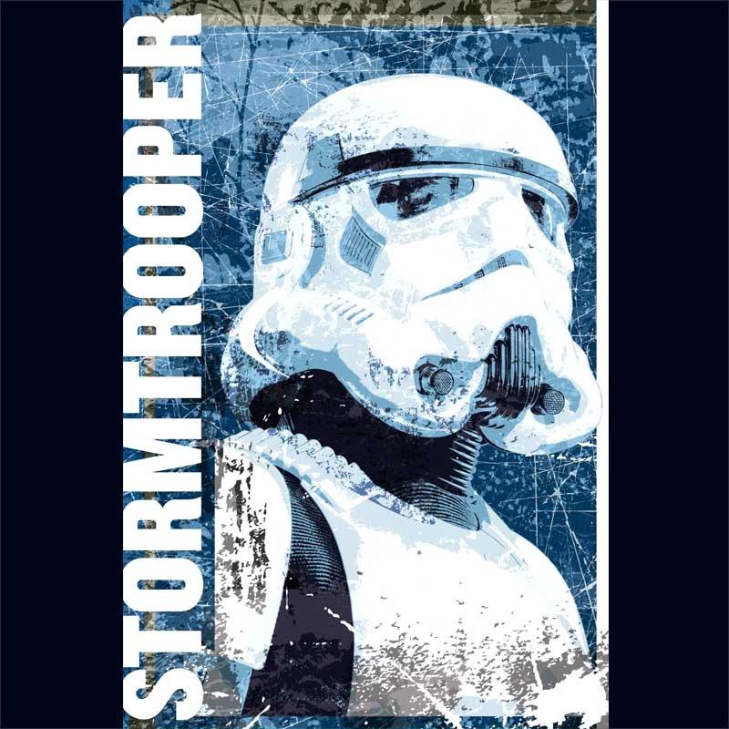 Stormtrooper Grunge Poster