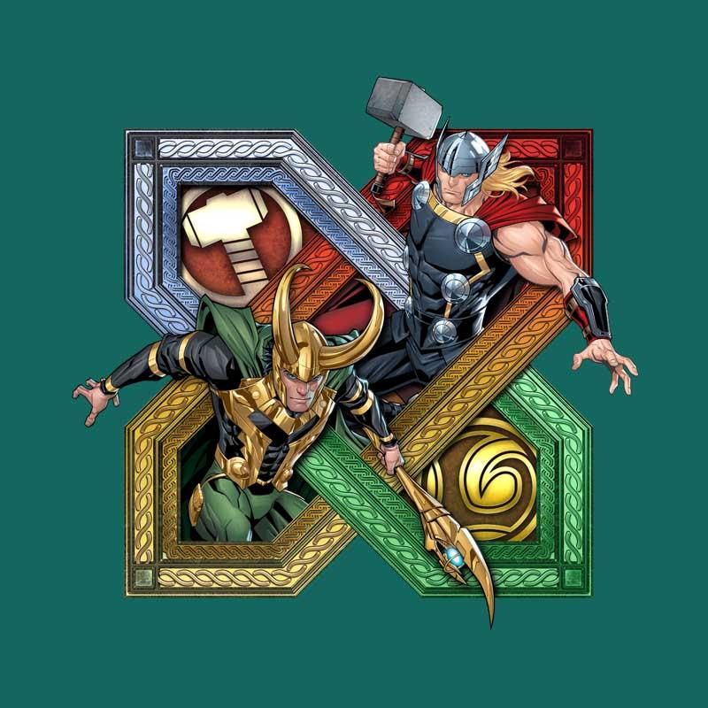 Loki and Thor badge