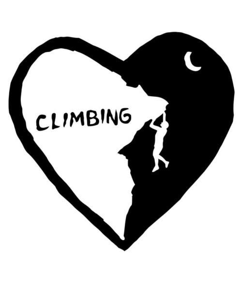 Climbing heart Póló - Ha Climbing rajongó ezeket a pólókat tuti imádni fogod!