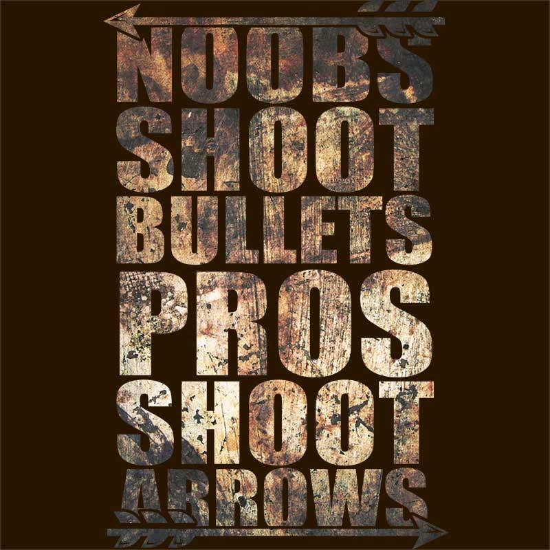 Pros shoot arrows