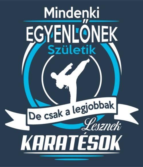 Csak a legjobbak lesznek karatésok Póló - Ha Karate rajongó ezeket a pólókat tuti imádni fogod!
