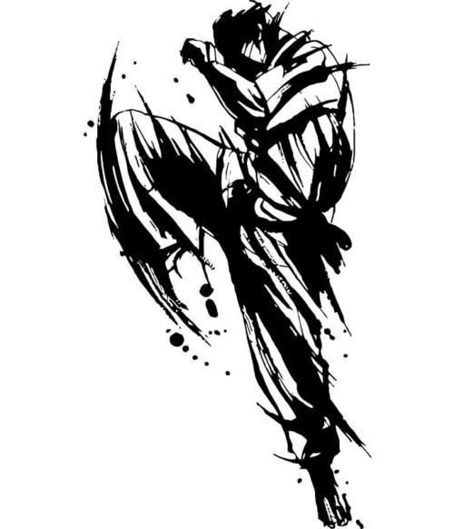 Karate painting Póló - Ha Karate rajongó ezeket a pólókat tuti imádni fogod!