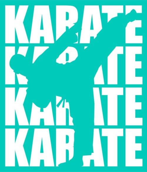 Karate silhouette Póló - Ha Karate rajongó ezeket a pólókat tuti imádni fogod!