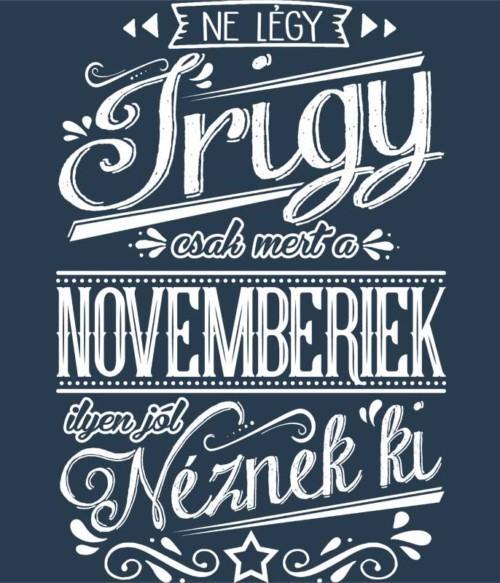 Ne légy Irigy November Póló - Ha Birthday rajongó ezeket a pólókat tuti imádni fogod!