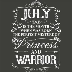 Princess Warrior July - Unisex Farmerkabát