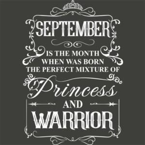 Princess Warrior September - Unisex Farmerkabát