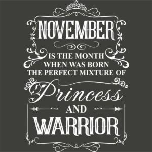 Princess Warrior November - Unisex Farmerkabát