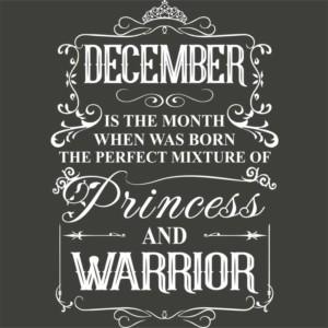 Princess Warrior December - Unisex Farmerkabát