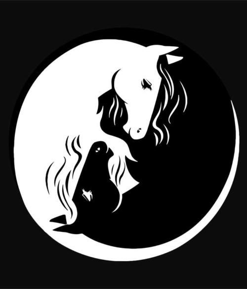 Horse yin-yang 2 Póló - Ha Horse rajongó ezeket a pólókat tuti imádni fogod!