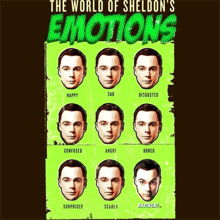 Sheldon's emotions - Design preview