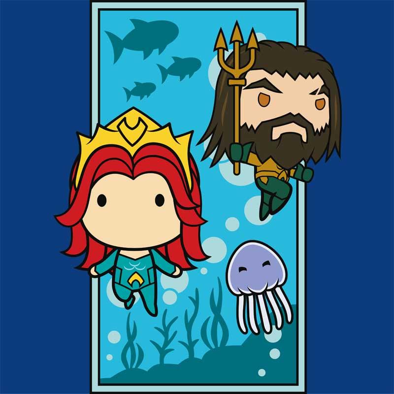 Aquaman and Mera Chibi