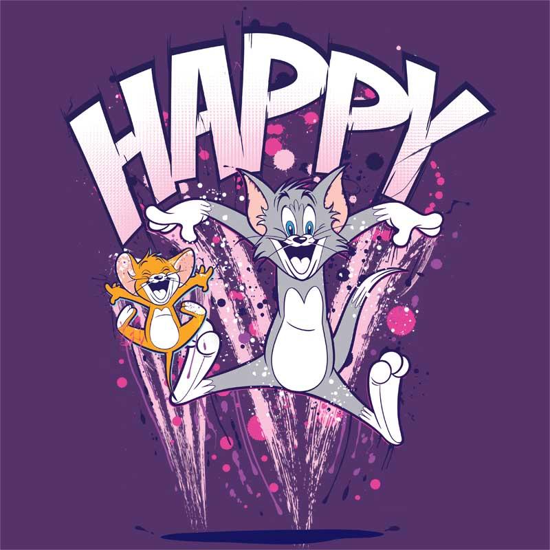Tom and Jerry happy