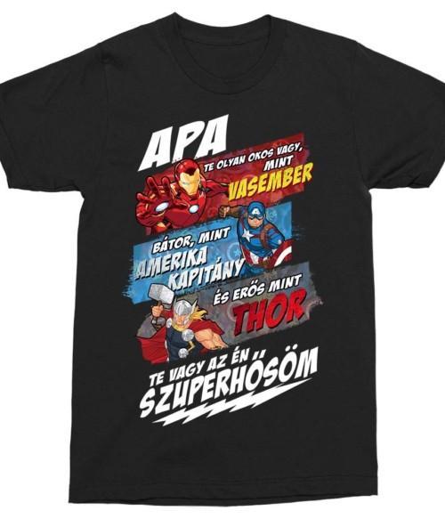 Apák napi hősös póló