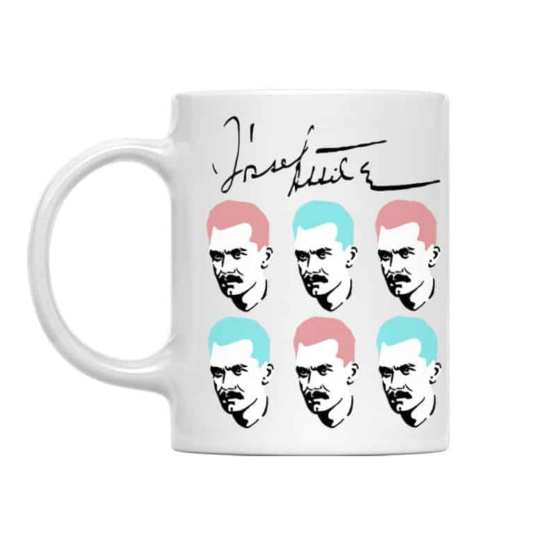 József Attila popart - Bögre Limitált