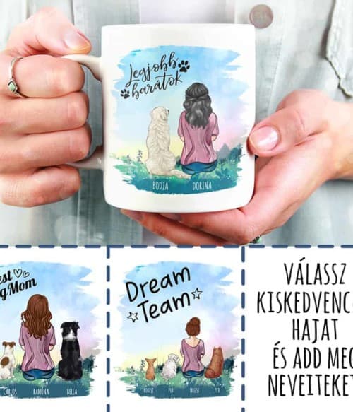 Kiskedvenccel a mezőn - Női alak - MyLife - Unisex Farmerkabát