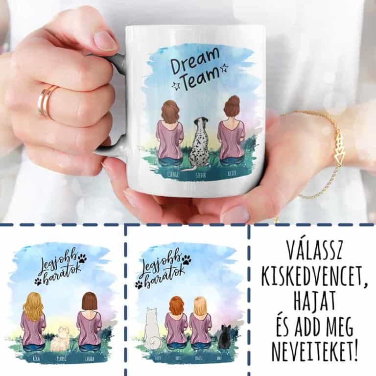 Kiskedvenccel a mezőn - Dupla Női alak - MyLife