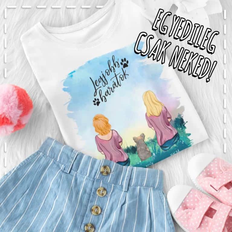 Kiskedvenccel a mezőn - Dupla Női alak - MyLife