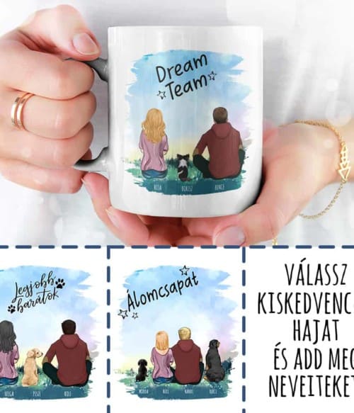 Kiskedvenccel a mezőn - Férfi alak - MyLife