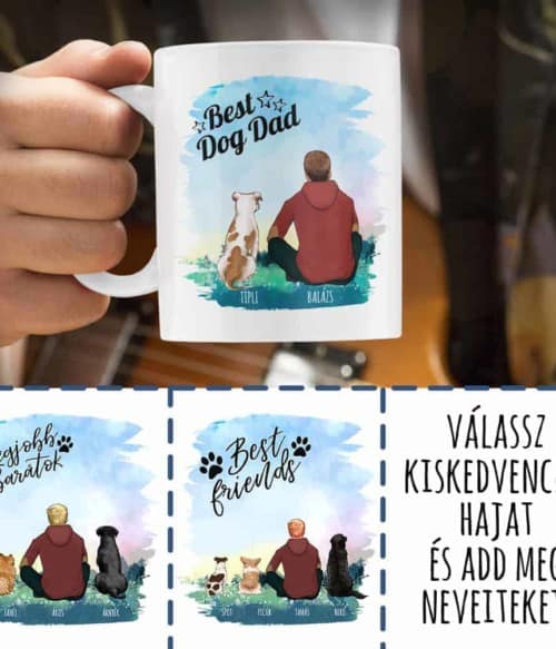 Kiskedvenccel a mezőn - Férfi alak - MyLife