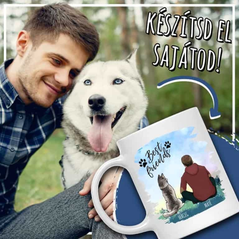 Kiskedvenccel a mezőn - Férfi alak - MyLife