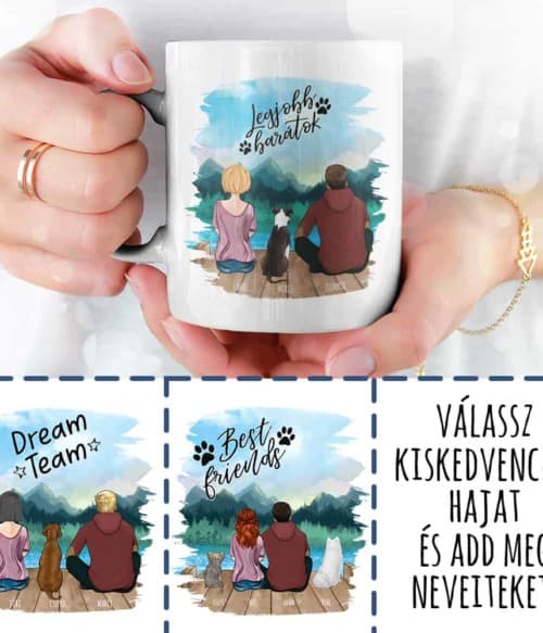 Kiskedvenccel a stégen - Női alak - MyLife