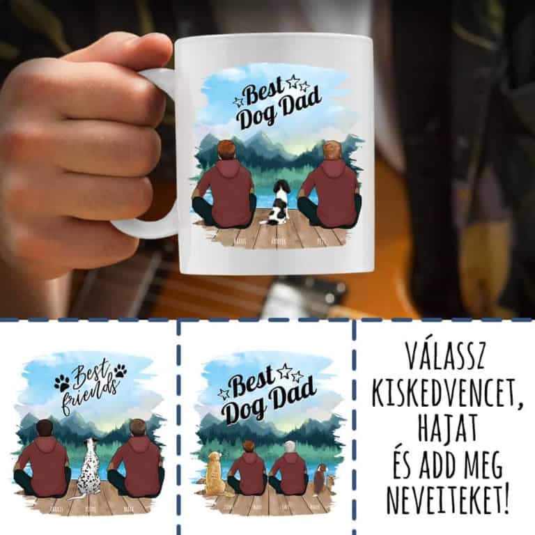 Kiskedvenccel a stégen - Dupla Férfi alak - MyLife