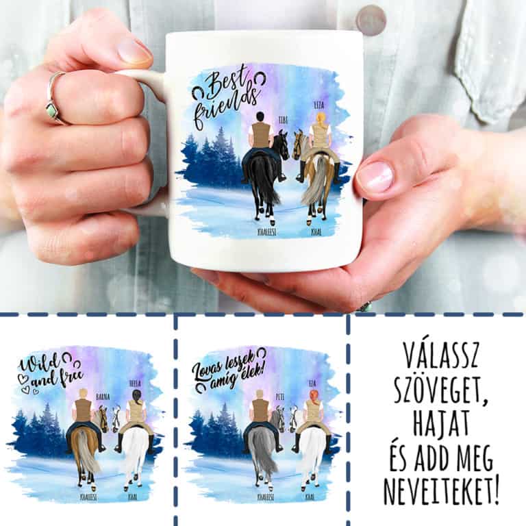 Lovas pár téli tájon - MyLife