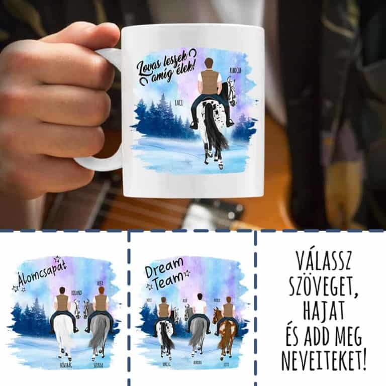 Lovas férfi téli tájon - MyLife