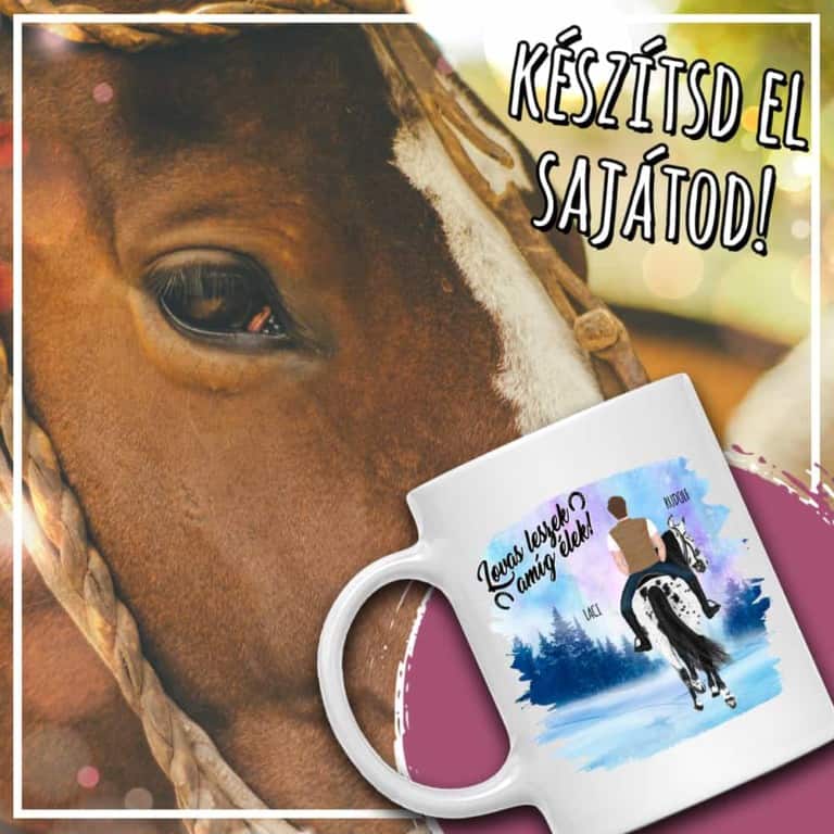 Lovas férfi téli tájon - MyLife