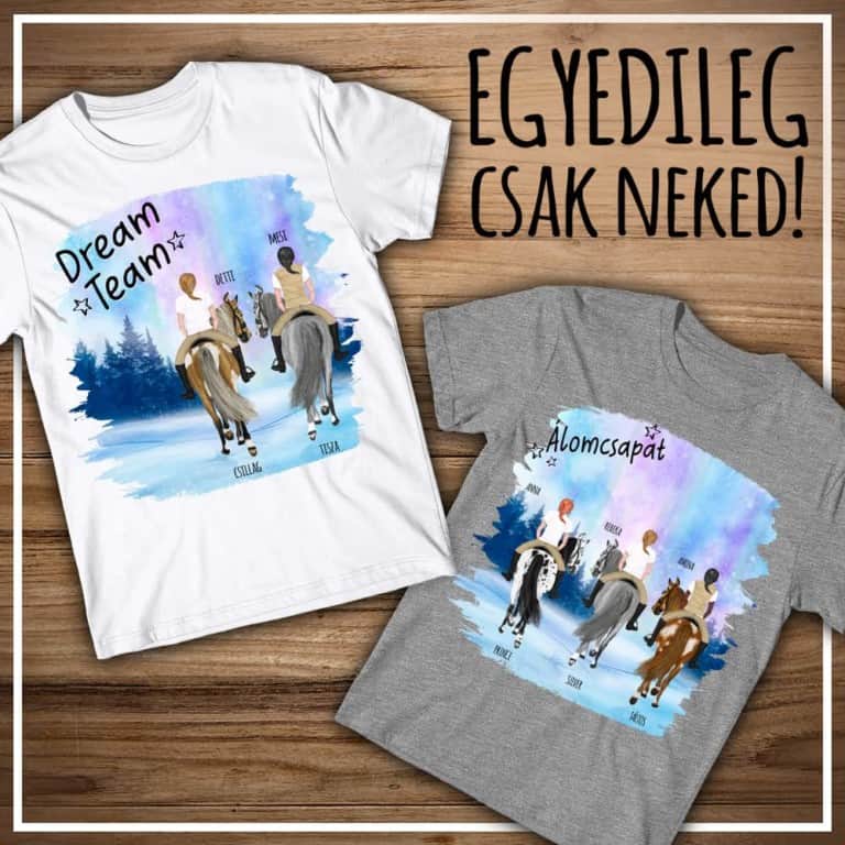 Lovas nő téli tájon - MyLife