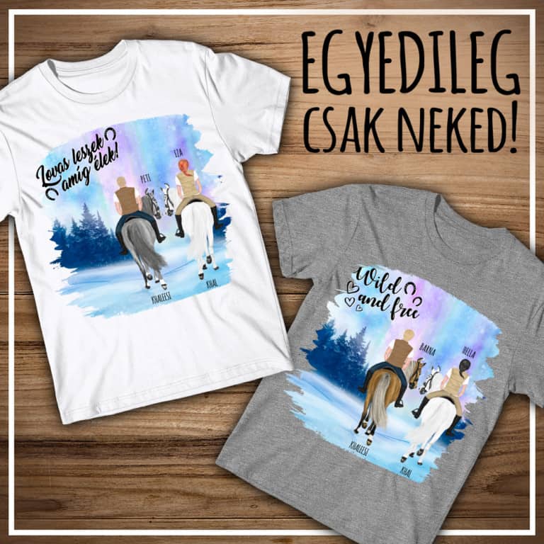 Lovas pár téli tájon - MyLife