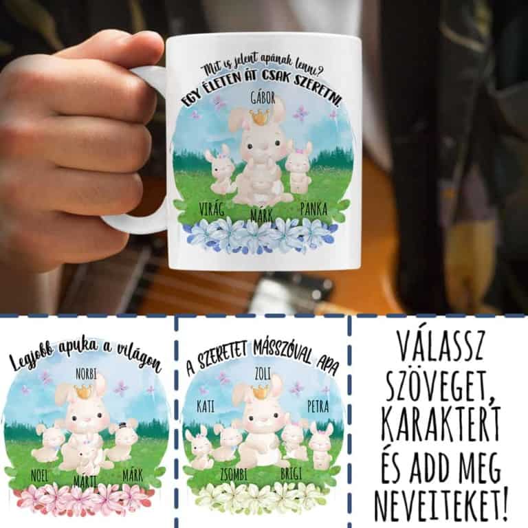 Nyuszi Apu Gyerekekkel - MyLife