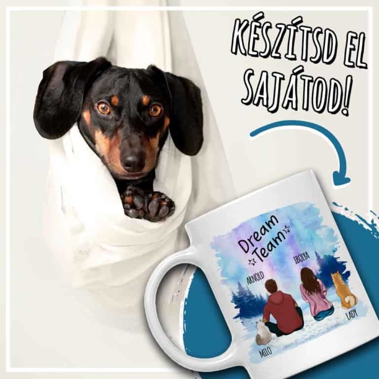 Kiskedvenccel a téli tájon - dupla alak - MyLife